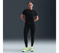 Legging de running 7/8 à taille haute avec motifs réfléchissants Nike Swift pour femme Noir/Dark Smoke Grey XS (FR 34-36)