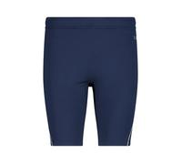 Legging de running femme CMP 3/4 - blue-bianco/bleu - S - Respirant - Détails réfléchissants - Coupe ergonomique S
