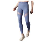 Legging de sport Adidas Hyperglam taille haute pour femmes bleu XXS