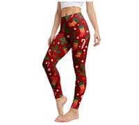 Legging De Sport Femme Collant De Noel Pantalon Hiver Leggings Motif NoëL Confortables ÉLastiques Et LéGers Pantalons Hiver Chauds Casual Athletic Running Cadeau Nouvel Slim Yoga Fitness Pantalon