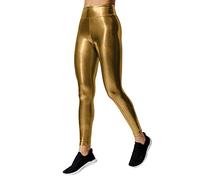 Legging De Sport Femme Leggings Habillé De Sortie, Pantalon Grande Taille Taille Haute Sexy Skinny Stretch Slim Cuir Verni Moulante ÉLastique Crayon Confortable