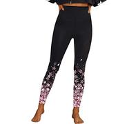 Legging De Sport Femme Pantalon Yoga Taille Haute - Resserre Pantalon À Paillettes Slim Sequins Chic Disco ÉLastique ÉTincelant avec Scintillantes Tenue De Carnaval pour Cocktail Rave Bal