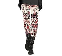 Legging de Sport Femmes Elastiques Legging Noir Femme Pas Cher Imprimé Taille Haute Push Up Pants Collant pour Fitness Jogging Gym Running Pants avec Motif Pantalons de Yoga
