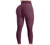 Legging de Sport Gainant pour Femme - Anti Cellulite Push Up contrôle du Ventre Workout Out Legging Sculptant pour Femme Soulèvement des Fesses Pantalons pour Femmes Ave Poches