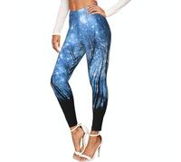 Legging de sport imprimé ciel étoilé pour le yoga, la course à pied, le voyage