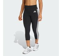 Legging de training 3/4 3 bandes Optime Essentials Black / White XS