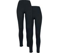 Legging de Urban Classics - Leggings Jersey Pre-Pack - Lot De 2 - XS à 5XL - pour Femme - noir L