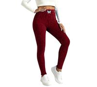 Legging de yoga taille haute pour femme - Pantalon de sport long en maille côtelée - Pantalon de yoga confortable et respirant - Taille haute - Pantalon de fitness élastique - Legging de course