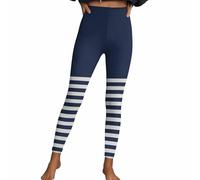 Legging d'Halloween pour femme - Long - Sexy - Mince - Pantalon à rayures - Taille haute - Sport - Pantalon de fitness - Pantalon de yoga - Pantalon stretch - Costume gothique punk - Loungewear