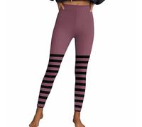 Legging d'Halloween pour femme - Sexy - Mince - Pantalon à rayures - Taille haute - Sport - Pantalon de fitness - Pantalon de yoga - Pantalon de yoga - Pantalon stretch - Costume gothique punk