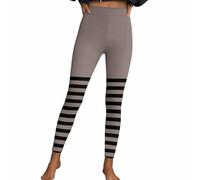 Legging d'Halloween pour femme - Sexy - Mince - Pantalon à rayures - Taille haute - Sport - Pantalon de fitness - Pantalon de yoga - Pantalon de yoga - Pantalon stretch - Costume gothique punk