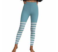 Legging d'Halloween pour femme - Sexy - Pantalon rayé gothique punk - Pantalon extensible - Taille haute - Sport - Pantalon de fitness - Collant moulant - Pantalon de yoga - Pantalon de détente