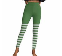 Legging d'Halloween pour femme - Sexy - Pantalon rayé gothique punk - Pantalon extensible - Taille haute - Sport - Pantalon de fitness - Collant moulant - Pantalon de yoga - Pantalon de détente