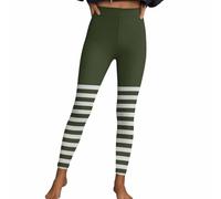 Legging d'Halloween pour femme - Sexy - Pantalon rayé gothique punk - Pantalon extensible - Taille haute - Sport - Pantalon de fitness - Collant moulant - Pantalon de yoga - Pantalon de détente