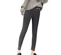 Legging Doublé Polaire Femme Leggings Habillé De Sortie, Pantalon Chaud Taille Haute De Sport Long éLastique Slim Fit De Yoga ÉPais Grande Taille Casual Polyvalent