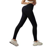 Legging Drainage Lymphatique, Luveon Legging 3D Anti Cellulite Femme Leggings À Compression Lipoedeme Taille Haute Minceur pour Femmes De Sport Running Fitness Pantalon Noir, M