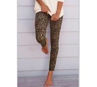Legging en coton doux avec imprimé animal - Buffalo - chamois-noir-léopard CHAMOIS-NOIR-LÉOPARD 46/48