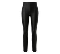 Comma Legging avec Coutures décoratives en Cuir synthétique, 9999_Noir, 40/Mince