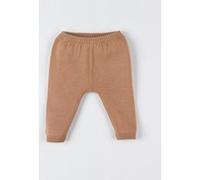 Legging en tricot bio fin, caramel 1M