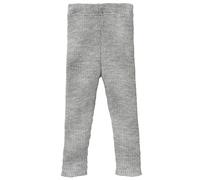 Legging en tricot pour bébé et enfant - 100 % laine mérinos bio - Respirant, chaud et doux - Unisexe - Taille 62-140 - Durable et équitable - Extensible - Fabriqué en Allemagne, gris, 122-128