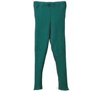 Legging en tricot pour bébé et enfant - 100 % laine mérinos bio - Respirant, chaud et doux - Unisexe - Taille 62-140 - Durable et équitable - Extensible - Fabriqué en Allemagne, pacific, 62-68