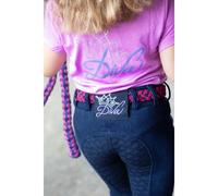 Legging équitation en jean full grip fille Harry's Horse Diva Bleu 4 ans