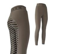 Legging équitation full grip femme Hispano Hipica Noa Adhesion Plus Gris L