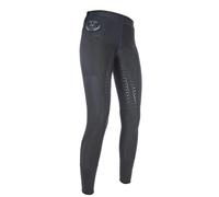 Legging équitation full grip femme HKM Mesh Noir 44/46