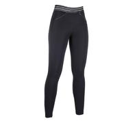 Legging équitation full grip femme HKM Pull on Noir 38
