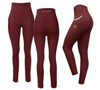 Legging équitation full grip femme JD Attack Cathrine Rouge XS