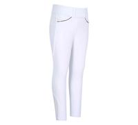 Legging équitation full grip fille Easy Rider Maxima Blanc 5 ans