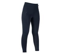 Legging équitation full grip fille HKM Cosy II Bleu 7/8 ans
