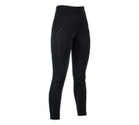 Legging équitation full grip fille HKM Cosy II Noir 11/12 ans