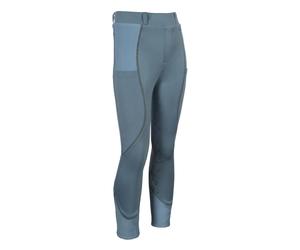 Legging équitation full grip fille HKM Kids Claire Bleu 3/4 ans
