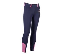 Legging équitation full grip fille HKM Kids Pony Dream II Bleu 11/12 ans