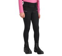Legging équitation full grip fille QHP Isalyn Noir 4 ans