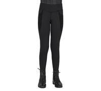 Legging équitation full grip fille QHP Zahra Noir 14 ans