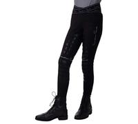 Legging équitation leg grip fille QHP Karley Noir 16 ans