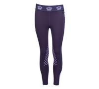 Legging équitation mid grip fille HKM Kids Lola Violet 5/6 ans