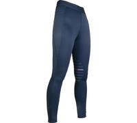 Legging équitation mid grip fille HKM Sports Bleu 15/16 ans