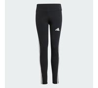 Adidas Leggings Fille ESSENTIALS 3 STRIPES – Noir/Blanc – 9-10 ans