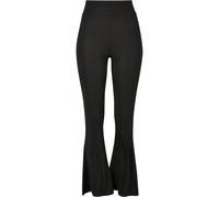 Urban Classics Leggings évasé – Taille haute côtelé – Noir M Femme