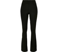 Urban Classics Legging évasé recyclé Taille haute Noir Femme M