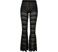 Urban Classics Legging évasé tricot au crochet Femme Noir 5XL