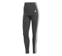 adidas Femme Essentials 3-Stripes Animal Print Leggings, grey/carbon/black, XS