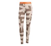 Legging femme adidas Multi Synthetic Marron XS
