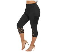 Legging Femme Annee 80 - Elastic Pants Plus Patchwork Leggings Solid Size Dentelle Taille Femmes Pantalons Occasionnels Pantalon Ski Blanc Rossignol