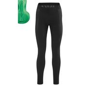Gonso SITIVO Tight W Short de Cyclisme (Long) Femme, Black/Bright Green, Taille 40