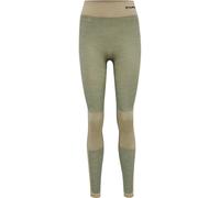 Legging femme Hummel hmlclea mid waist Vert XS
