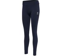 Legging femme Hummel Move Grid en coton stretch bleu - 90% coton, 10% élasthanne XL